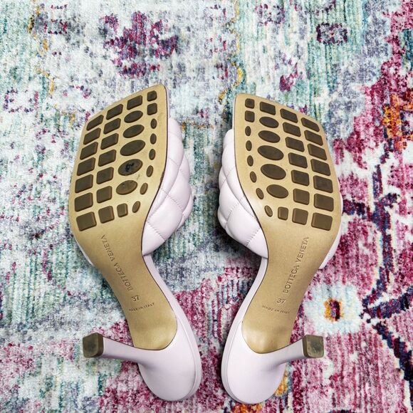 Bottega Veneta Padded Mule Sandals - Picture 10 of 15